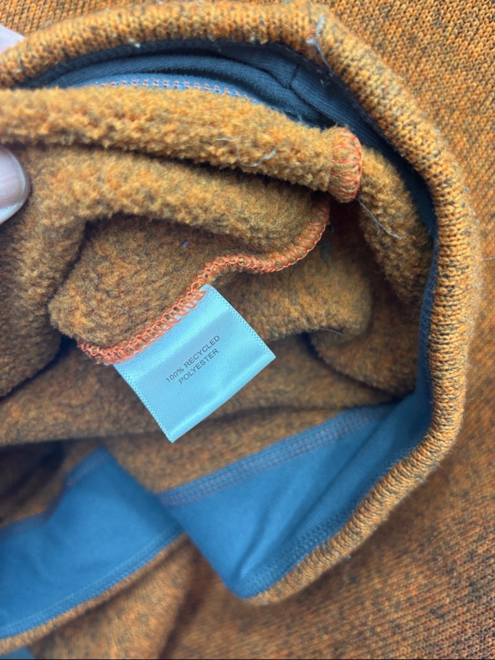Peter MILLAR | medium Half-Zip Men's Sweater - Rust Orange - Picture 7 of 7